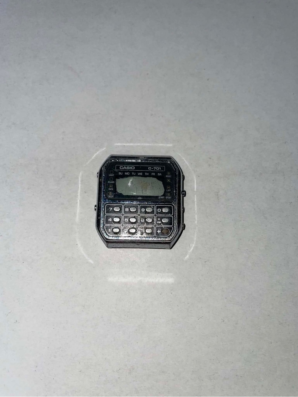 Casio Watch C-701 Calculator Men’s Watch Rare - For Parts Only ( Read Below )